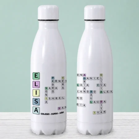 Botella Profe Scrabble