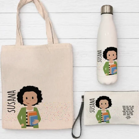 Pack Profe Botella + Bolsa + Estuche (gargot)