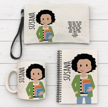 Pack Profe Taza + Libreta + Estuche (gargot)