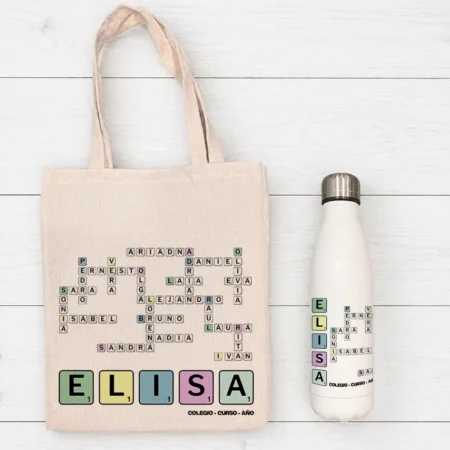 Pack Profe Botella + Bolsa (scrabble)