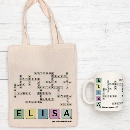 Pack Profe Taza + Bolsa (scrabble)
