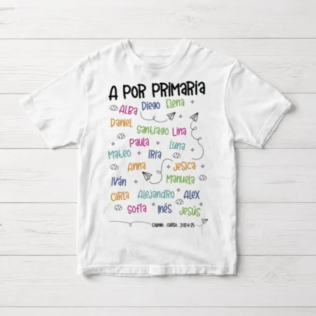 Camiseta Fin de curso 'La clase' (mín 10 ud)