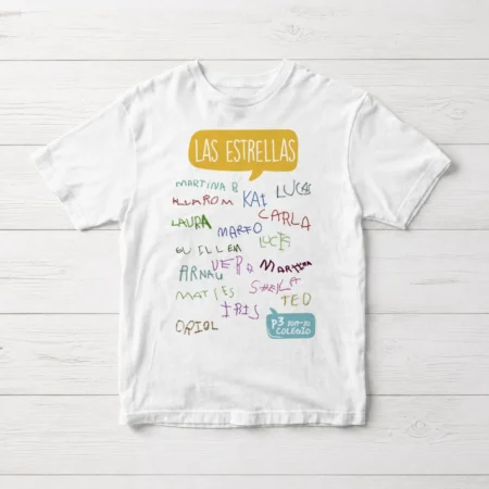 Camiseta Fin de curso 'Su Letra' (mín 10 ud)