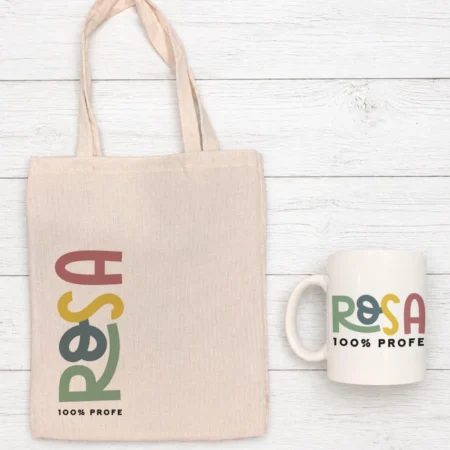 Pack Taza + Bolsa 100% Profe