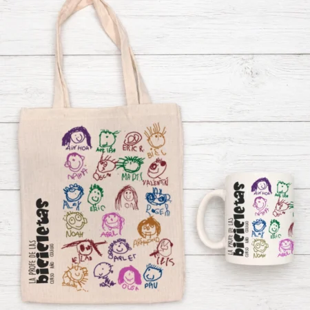 Pack Profe Taza + Bolsa (sus dibujos)